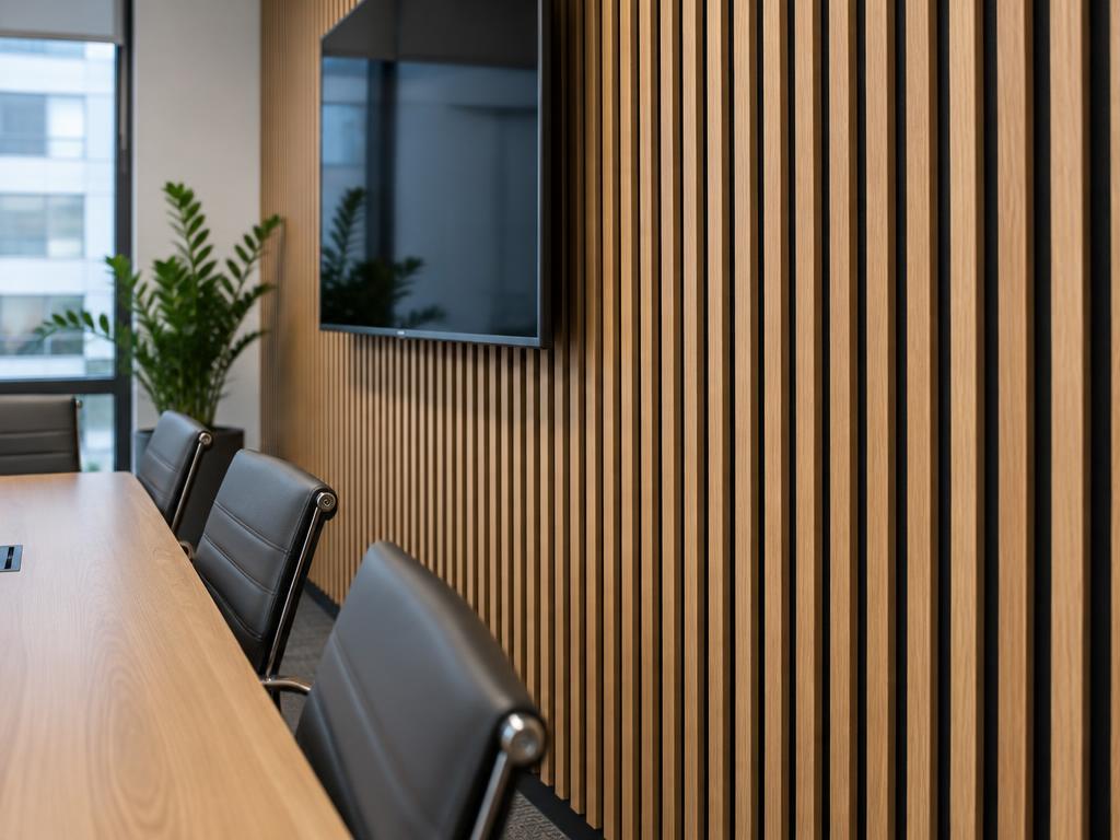 Acoustic Wood Slat Wall Panels